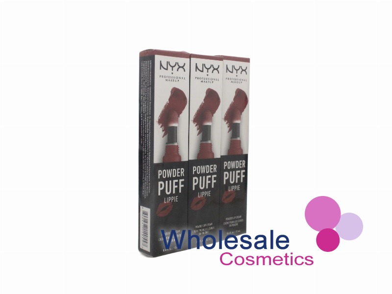 3 x NYX Professional Makeup Powder Puff Lippie - 06 POP QUIZ